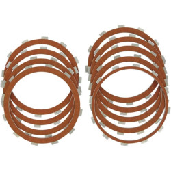 PartzBiz HD DS11310424 - Drag Specialties Organic Fiber Clutch Friction Plate Kit 99-17 Harley Davidson Twin Cam Touring Softail Dyna FLHT FLHR FLHX FLTRX FLTRU FLSL FXFB FXBR FLSB FXST FXDWGFactory Upgrade V-Twin Big TwinFriction Plates 1131-0424 37932-98 PartzBiz HD DS11310424 - Drag Specialties Organic Fiber Clutch Friction Plate Kit 99-17 Harley Davidson Twin Cam Touring Softail Dyna FLHT FLHR FLHX FLTRX FLTRU FLSL FXFB FXBR FLSB FXST FXDWGFactory Upgrade V-Twin Big TwinFriction Plates 1131-0424 37932-98