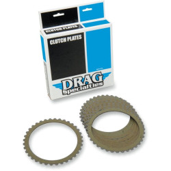 PartzBiz HD DS11310420 - Drag Specialties Performance Aramid Fiber Clutch Plate Kit 99-17 Harley Davidson Sportster XL 883 1200 Buell Factory OEM Upgrade Friction Plates 1131-0420 PartzBiz HD DS11310420 - Drag Specialties Performance Aramid Fiber Clutch Plate Kit 99-17 Harley Davidson Sportster XL 883 1200 Buell Factory OEM Upgrade Friction Plates 1131-0420