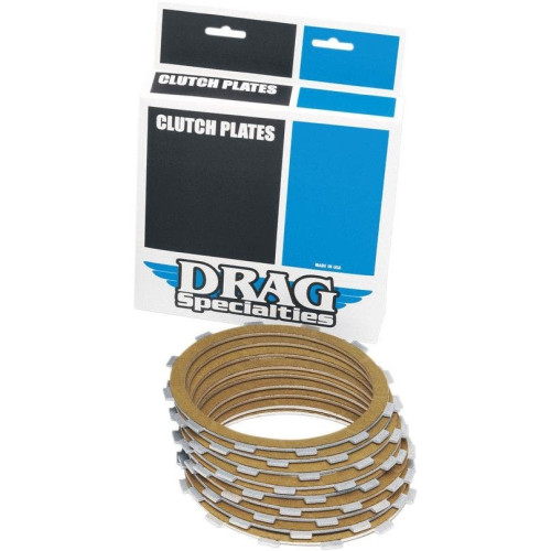 PartzBiz HD: 4417148-Drag Specialties Performance Aramid Fiber Clutch Plate Kit 99-17 Harley Davidson Twin Cam Touring Softail Dyna FLHT FLHR FLHX FLTRX FLTRU FLSL FXFB FXBR FLSB FXST FXDWGFactory Upgrade V-Twin Big TwinFriction Plates 1131-0419