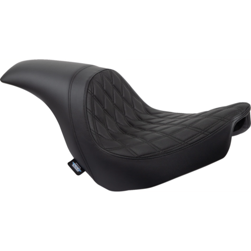 PartzBiz HD: 4417153-Drag Specialties Predator Double Diamond Seat 4 Harley 18-23 FXLR/FXLRS/FSLRST | 0