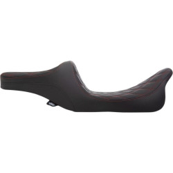 PartzBiz HD DS08011310 - Drag Specialties Predator III 2-Up Seat Red Double Diamond Harley Touring 97-07 PartzBiz HD DS08011310 - Drag Specialties Predator III 2-Up Seat Red Double Diamond Harley Touring 97-07