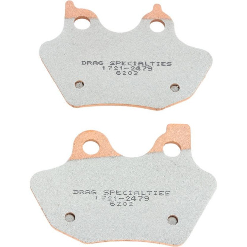 PartzBiz HD: 4417105-Drag Specialties Premium Sintered Front Rear Brake Pads Harley 00-04 Big Twin | 1721-2479