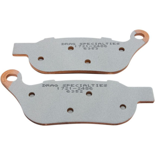 PartzBiz HD: 4417110-Drag Specialties Premium Sintered Rear Brake Pads Harley Softail Dyna 08-17 | 1721-2486 PartzBiz HD: 4417110-Drag Specialties Premium Sintered Rear Brake Pads Harley Softail Dyna 08-17 | 1721-2486