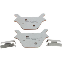 PartzBiz HD DS17212472 - ผ้าเบรคหลัง Drag Specialties Premium Sintered Harley Softail Dyna 87-99 | พ.ศ. 1721-2472