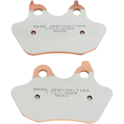 PartzBiz HD: 4417112-Drag Specialties Premium Sintered Rear Brake Pads Harley Softail FXST 06-17 | 1721-2484