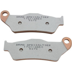 PartzBiz HD DS17212460 - ผ้าเบรคหลัง Drag Specialties Premium Sintered Harley Street XG500 XG750 | พ.ศ. 1721-2460