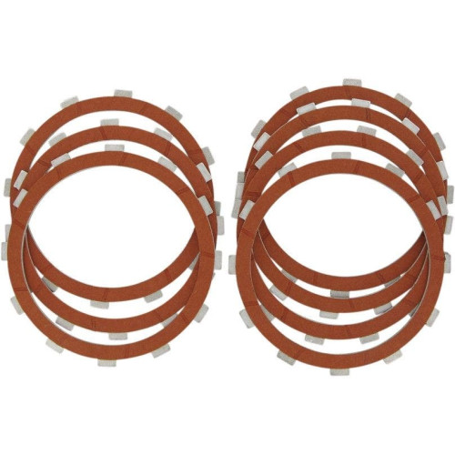 PartzBiz HD: 4417097-Drag Specialties Replacement Organic Fiber Clutch Plate Kit 86-90 Harley Davidson Sportster XL 883 1200 Factory OEM Upgrade Friction Plates 1131-0441 11310441 36788-84