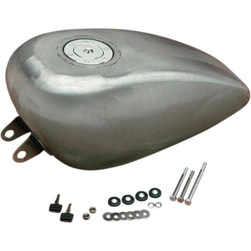 PartzBiz HD: 4417070-Drag Specialties Rubber Mounted Right Side Petcock Gas Tank W/ Chrome Aero Cap | DS-390340 PartzBiz HD: 4417070-Drag Specialties Rubber Mounted Right Side Petcock Gas Tank W/ Chrome Aero Cap | DS-390340