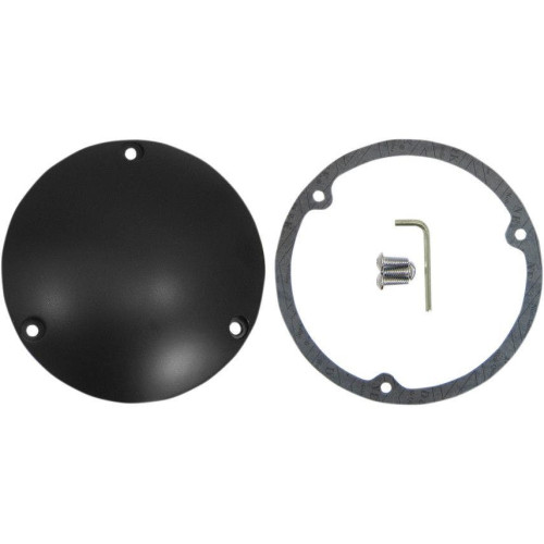 PartzBiz HD: 4417074-Drag Specialties ซาตินสีดำ 3 Hole Die Cast Domed Derby Cover Harley Big Twin | 1107-0365 PartzBiz HD: 4417074-Drag Specialties ซาตินสีดำ 3 Hole Die Cast Domed Derby Cover Harley Big Twin | 1107-0365