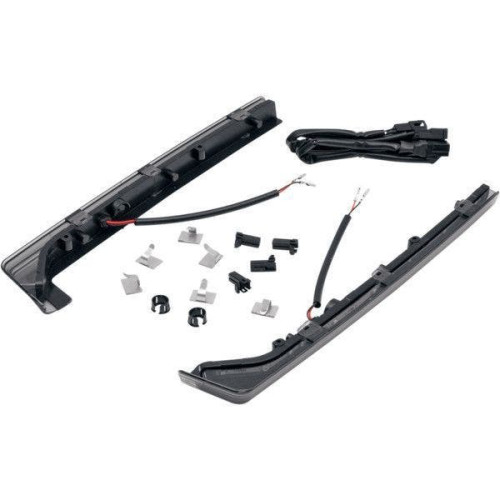 PartzBiz HD: 4417040-Drag Specialties Smoke LED Tour Pak Side Panel Lights for 06-13 Harley FLHT | 