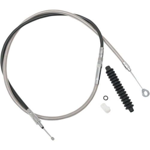 PartzBiz HD: 4417017-Drag Stainless 66 ” Long Plus + 4 ” สายคลัตช์ยาวขึ้นสำหรับ Harley 08-13 FLH/T | 0652-1492 PartzBiz HD: 4417017-Drag Stainless 66 ” Long Plus + 4 ” สายคลัตช์ยาวขึ้นสำหรับ Harley 08-13 FLH/T | 0652-1492