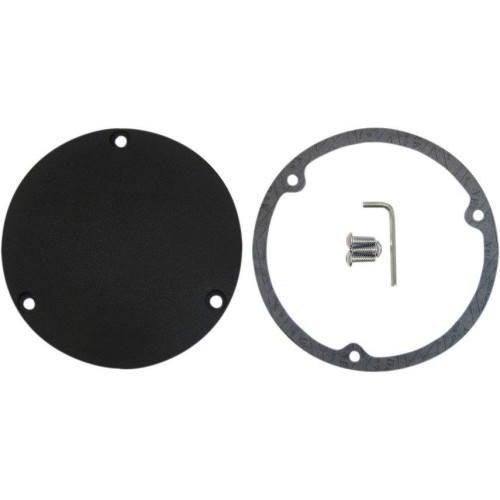 PartzBiz HD: 4417008-Drag Specialties Wrinkle Black 3 Hole Die Cast Domed Derby Cover Harley Big Twin | 1107-0364 PartzBiz HD: 4417008-Drag Specialties Wrinkle Black 3 Hole Die Cast Domed Derby Cover Harley Big Twin | 1107-0364
