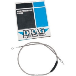 PartzBiz HD DS06521462 - Drag Stainless Braided 62" Clutch Cable Harley Touring FLH FLT 89-06 0652-1462 06521462