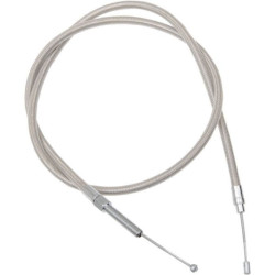 PartzBiz HD DS06521485 - Drag Stainless Braided 70" Clutch Cable Harley 07-17 Softail 07 Dresser & 06-17 FXD