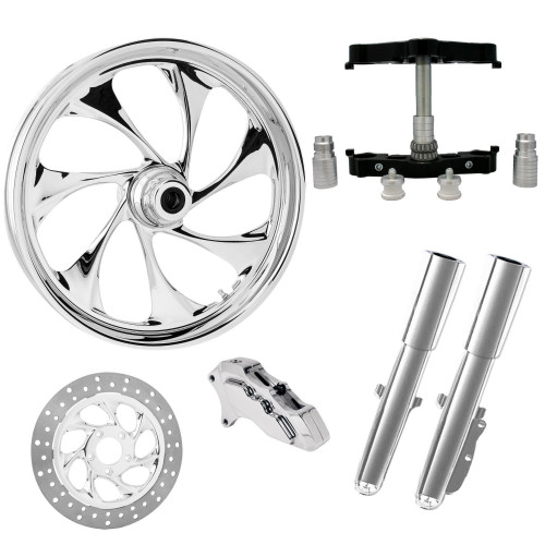 PartzBiz HD: 4416947-Drifter Chrome 23" Wheel Tire Single Side w/ Raked Triple Trees Lowers & Sliders | DRIFTER-SNGL-CHR-KIT-23PCKG PartzBiz HD: 4416947-Drifter Chrome 23" Wheel Tire Single Side w/ Raked Triple Trees Lowers & Sliders | DRIFTER-SNGL-CHR-KIT-23PCKG