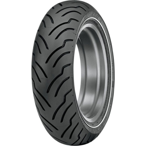 PartzBiz HD: 4416888-Dunlop American Elite 180/65B16 Narrow White Wall Rear Tire Harley Davidson | 32AE57