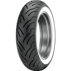 PartzBiz HD DS03060326 - Dunlop American Elite 180/65B16 White Wall Rear Tire Harley Davidson | 33AE57