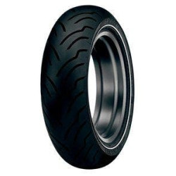 PartzBiz HD DS03060426 - Dunlop American Elite Narrow White Wall Bias Ply Rear Tire MU85B16 - 32AE23