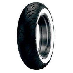 PartzBiz HD DS03060427 - Dunlop American Elite Wide White Wall Bias Ply Rear Tire MU85B16 - 33AE23