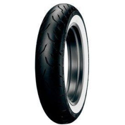 PartzBiz HD DS03050395 - ยางหน้า Dunlop American Elite Wide White Wall MT90B16 MT90-16 - 33AE91