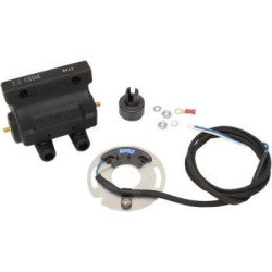 PartzBiz HD DSDSK61 - Dynatek DSK6-1 Points Repl Dyna S Dual Fire Ignition & Coil For Harley-Davidson