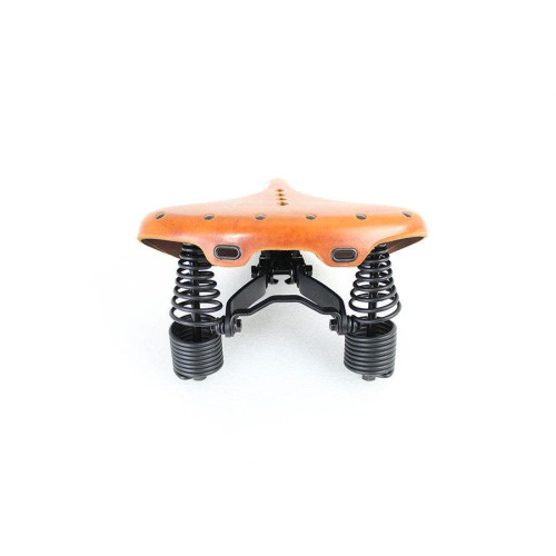 PartzBiz HD: 4416553-Early Style Seat Troxel Saddle Brown Harley-Davidson Model F 1907-1913 PartzBiz HD: 4416553-Early Style Seat Troxel Saddle Brown Harley-Davidson Model F 1907-1913