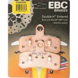 PartzBiz HD WP15-457H - EBC Double H ผ้าเบรคหน้าโลหะเผาสำหรับ Harley Dyna 08-17 Softail 08-14 | FA457HH PartzBiz HD WP15-457H - EBC Double H ผ้าเบรคหน้าโลหะเผาสำหรับ Harley Dyna 08-17 Softail 08-14 | FA457HH