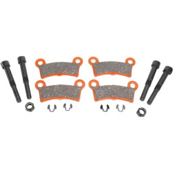 PartzBiz HD WP15-605/4V - ผ้าเบรคหลัง EBC 83911-09B FA605/4V Semi Sintered Harley Tri Glide 09-13 | FA605/4V
