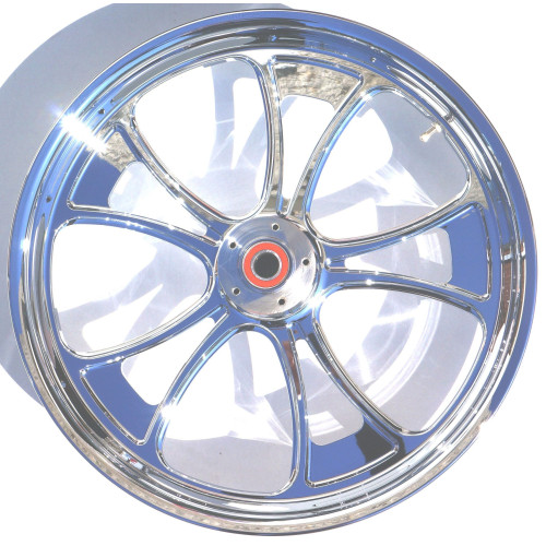 PartzBiz HD: 4416430-EPC Chrome CVO 16" - 26" Front Wheel Package with Tire for Harley Models
