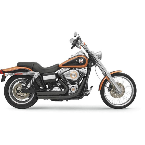 PartzBiz HD: 4416406-Bassani Black Firepower Firesweep 2:2 Exhaust for Harley Dyna Models 06-16 | 13123D PartzBiz HD: 4416406-Bassani Black Firepower Firesweep 2:2 Exhaust for Harley Dyna Models 06-16 | 13123D