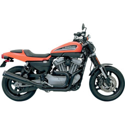PartzBiz HD DS18001366 - Bassani Black Road Rage II B1 Power 2 into 1 ท่อ Harley Sportster XR1200 | 1XR8R