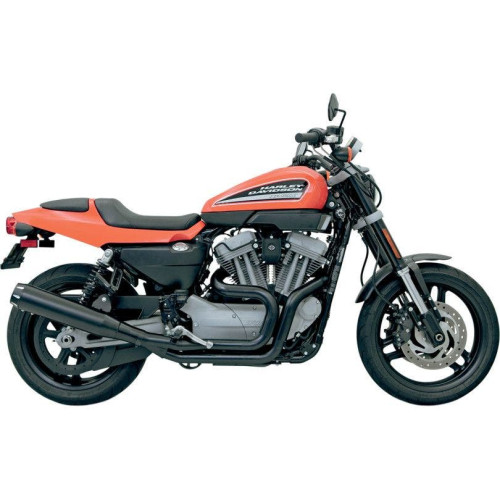 PartzBiz HD: 4416413-Bassani Black Road Rage II B1 Power 2 into 1 ท่อ Harley Sportster XR1200 | 1XR8R