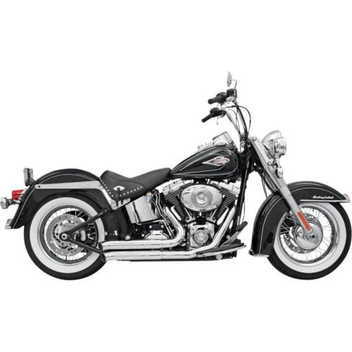 PartzBiz HD: 4416384-Bassani Chrome Firepower Firesweep 2:2 Exhaust for Harley Softail Models 86-16 | 12113D PartzBiz HD: 4416384-Bassani Chrome Firepower Firesweep 2:2 Exhaust for Harley Softail Models 86-16 | 12113D