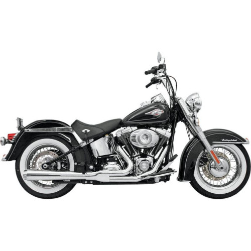 PartzBiz HD: 4416392-ท่อ Bassani Chrome Road Rage 2 Into 1 Long Megaphone Harley Softail 86-16 | 12111จ PartzBiz HD: 4416392-ท่อ Bassani Chrome Road Rage 2 Into 1 Long Megaphone Harley Softail 86-16 | 12111จ