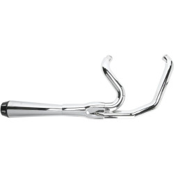 PartzBiz HD DS18001596 - Bassani Chrome Road Rage 2 Into 1 Short Exhaust Harley FXR 84-00 w/ Pegs | 1FXR2 PartzBiz HD DS18001596 - Bassani Chrome Road Rage 2 Into 1 Short Exhaust Harley FXR 84-00 w/ Pegs | 1FXR2