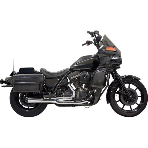 PartzBiz HD: 4416397-Bassani Chrome Road Rage 2 Into 1 Short Exhaust Harley FXR 84-00 w/ Boards | 1FXRF PartzBiz HD: 4416397-Bassani Chrome Road Rage 2 Into 1 Short Exhaust Harley FXR 84-00 w/ Boards | 1FXRF