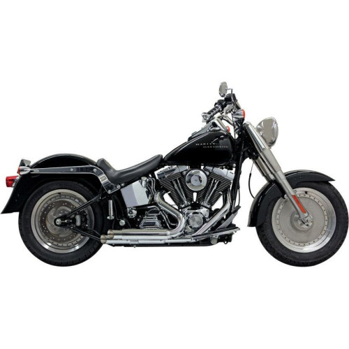 PartzBiz HD: 4416366-ท่อ Bassani Chrome Pro Street Slash Cut 2:2 พร้อมแผ่นกันความร้อน Harley Softail | 1S24F PartzBiz HD: 4416366-ท่อ Bassani Chrome Pro Street Slash Cut 2:2 พร้อมแผ่นกันความร้อน Harley Softail | 1S24F