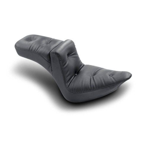 PartzBiz HD: 4416345-Mustang Extra-Wide Regal Duke 1 Piece 2-up Pillow Seat Harley Softail 06-10 FXST | 76390