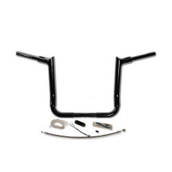 PartzBiz HD FBI-809112-B - FBI Fat Baggers 1-1/2 สีดำ 12” EZ Install สายแฮนด์ปลายแหลม PKG FLH 08-13 | 809112-บี PartzBiz HD FBI-809112-B - FBI Fat Baggers 1-1/2 สีดำ 12” EZ Install สายแฮนด์ปลายแหลม PKG FLH 08-13 | 809112-บี