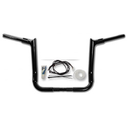 PartzBiz HD FBI-809212-B - FBI Fat Baggers 1-1/2 สีดำ 12” EZ Install สายแฮนด์ปลายแหลม PKG FLH 14-20 | 809212-บี PartzBiz HD FBI-809212-B - FBI Fat Baggers 1-1/2 สีดำ 12” EZ Install สายแฮนด์ปลายแหลม PKG FLH 14-20 | 809212-บี