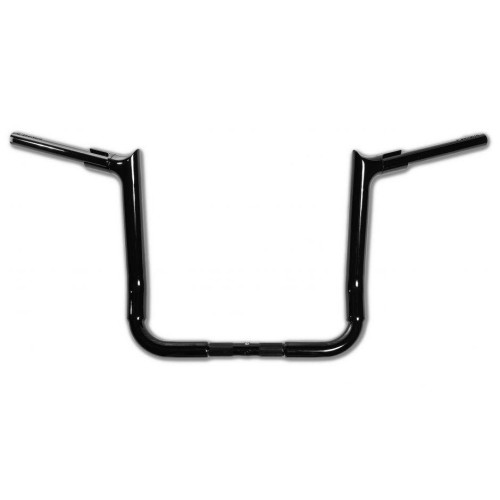 PartzBiz HD: 4416099-FBI Fat Baggers 1-1/2 สีดำ 16” EZ Install Pointed Handlebar Batwing 14-20 | 805016-บี