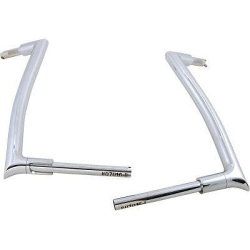 PartzBiz HD: 4416102-FBI Fat Baggers 1-1/2 Chrome 16 ” EZ ติดตั้งแฮนด์แบบชี้ Road Glide 98-13 807016 0601-5269 06015269