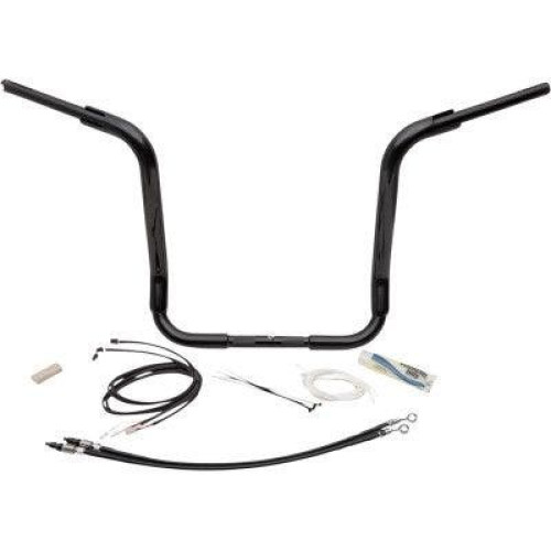 PartzBiz HD: 4416107-FBI Fat Baggers 1-1/2 สีดำ 16” EZ ติดตั้งสายแฮนด์บาร์แบบโค้งมน PKG FLH 14-20 809516-b 0601-5298 06015298 PartzBiz HD: 4416107-FBI Fat Baggers 1-1/2 สีดำ 16” EZ ติดตั้งสายแฮนด์บาร์แบบโค้งมน PKG FLH 14-20 809516-b 0601-5298 06015298