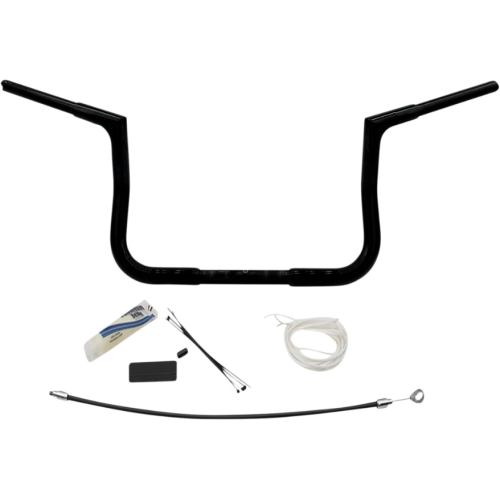 PartzBiz HD: 4416049-FBI Fat Baggers 1-1/4 Chrome 10 EZ ติดตั้งแบนด้านบน Handlebar Harley Batwing 98-13 PartzBiz HD: 4416049-FBI Fat Baggers 1-1/4 Chrome 10 EZ ติดตั้งแบนด้านบน Handlebar Harley Batwing 98-13