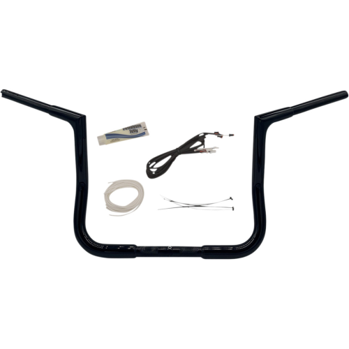 PartzBiz HD: 4416050-FBI Fat Baggers 1-1/4 สีดำ 12 EZ ติดตั้งแบนด้านบนแฮนด์ Harley Touring 14-20 PartzBiz HD: 4416050-FBI Fat Baggers 1-1/4 สีดำ 12 EZ ติดตั้งแบนด้านบนแฮนด์ Harley Touring 14-20