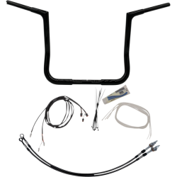 PartzBiz HD FBI-709214-B - FBI Fat Baggers 1-1/4 สีดำ 14 EZ ติดตั้งแบนแฮนด์ด้านบน Harley Touring 14-20 PartzBiz HD FBI-709214-B - FBI Fat Baggers 1-1/4 สีดำ 14 EZ ติดตั้งแบนแฮนด์ด้านบน Harley Touring 14-20