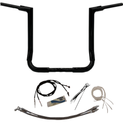 PartzBiz HD FBI-609216-B - FBI Fat Baggers สีดำ 1-1/2” EZ ติดตั้ง Flat Top 16” แฮนด์ Harley FLH 14-Up PartzBiz HD FBI-609216-B - FBI Fat Baggers สีดำ 1-1/2” EZ ติดตั้ง Flat Top 16” แฮนด์ Harley FLH 14-Up