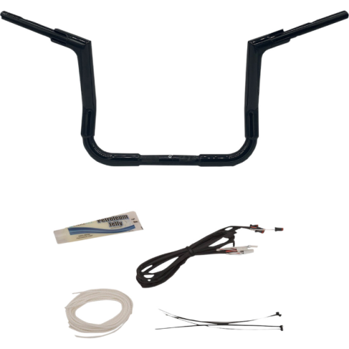 PartzBiz HD: 4416065-FBI Fat Baggers สีดำ 1-1/2” EZ ติดตั้งแฮนด์แบนด้านบน 12” Harley FLH 14-Up PartzBiz HD: 4416065-FBI Fat Baggers สีดำ 1-1/2” EZ ติดตั้งแฮนด์แบนด้านบน 12” Harley FLH 14-Up
