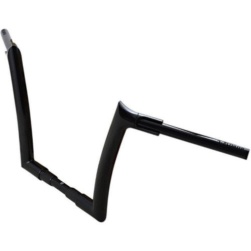 PartzBiz HD: 4416008-FBI Fat Baggers Black 12" EZ Install Pointed Top 1-1/2" Bars HD Road King 18-20