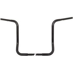 PartzBiz HD FBI-903016-B - FBI Fat Baggers Black 16" EZ Install Round Top Handlebars Harley Batwing 86-22 | 903016-B PartzBiz HD FBI-903016-B - FBI Fat Baggers Black 16" EZ Install Round Top Handlebars Harley Batwing 86-22 | 903016-B
